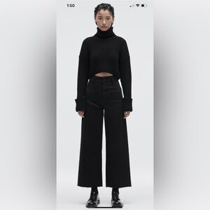 Zara black Marine jeans